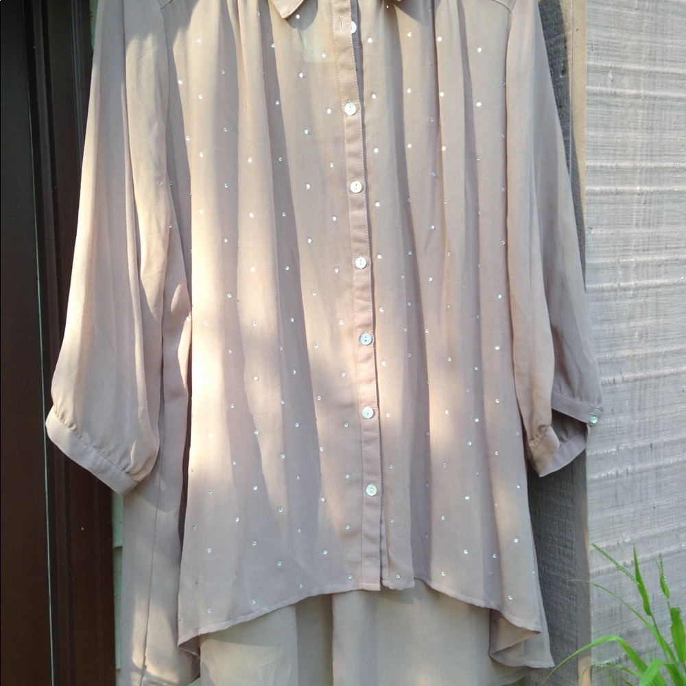 Plus size 2X hi/lo blouse